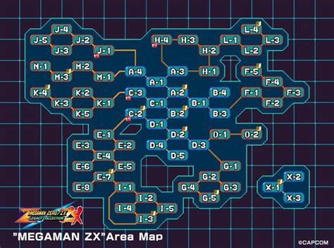 Mega man zx map